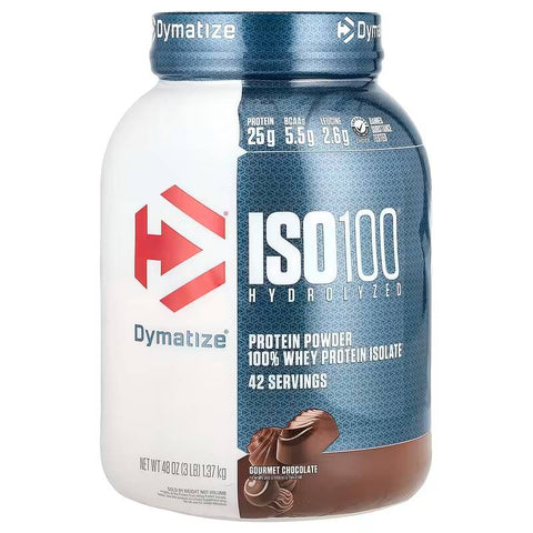 Dymatize ISO100 Hydrolyzed 100% Whey İzole Protein Isolate Gourmet Chocolate 1.37 kg