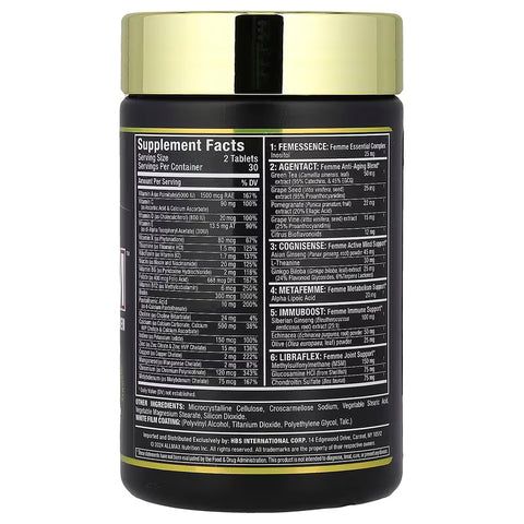 ALLMAX VITAFORM Premium MultiVitamin For Women Support 60 Tablet - Bayanlara Özel Takviye