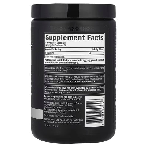 MuscleTech Platinum 100% Glutamine 300 gr