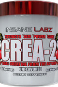 Insane Labz Crea-2 Creatine Monohydrate & Creatine HCl Powder 60 Servings - Kreatin Monohidrat & HCL
