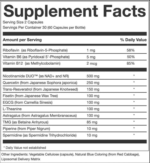 Perpetua Life AEON Liposomal NAD+ Longevity Complex 60 Capsules