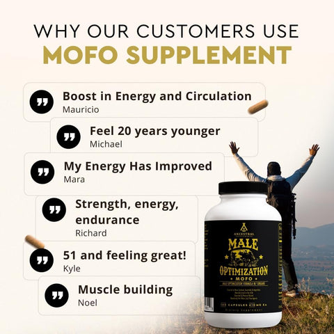 Ancestral Supplements Mofo Energy Levels and Overall Men's Health and Wellness Non-GMO Grass Fed Beef Organ  with Liver 180 Caps