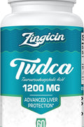 Zingicin TUDCA Liver Detox Cleanse Digestion 1200mg 60 Caps