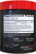 Insane Labz Possessed Test Boost PreWorkout D-Aspartic Acid and Creatine Fueled by AMPiberry and OXYgold 30 Srvgs