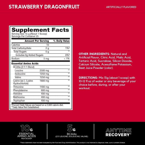 BSN Amino X EAAs Muscle Recovery & Endurance 10g Essential Amino Acids 375 Gr