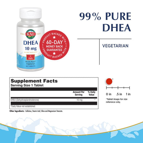 KAL DHEA 10 mg 60 tablets