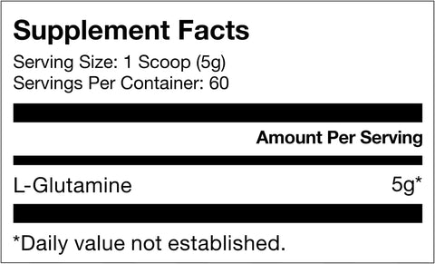 Momentous L-Glutamine Powder - Gut Health & Muscle Recovery 60 Servings ABD MENŞEİ