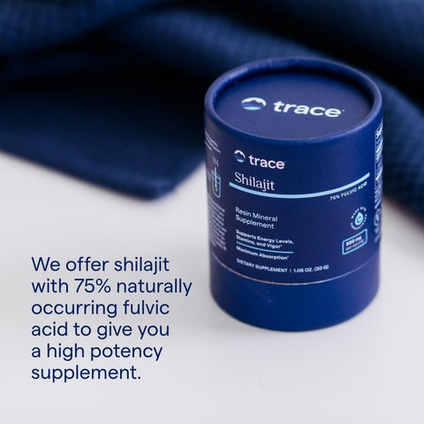 Trace Minerals Shilajit Resin Himalayan Shilajit Resin for Overall Wellness Immunity Energy, Brain & Digestive Health 60 servis