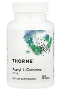 Thorne, Acetyl-L-Carnitine 500 mg, 60 Capsules - Asetil-L-Karnitin