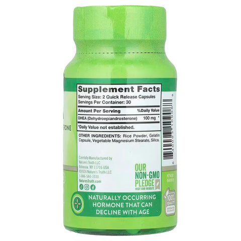 Nature's Truth DHEA 60 Quick Release Caps