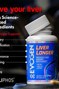 Evogen Liver Longer Molybdenum & Nac & Milk Thistle & Tudca Detox Health & Repair 84 Caps