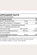 THORNE Advanced Iron Complex Chelated Iron Folate, B and C Vitamin 60 Caps
