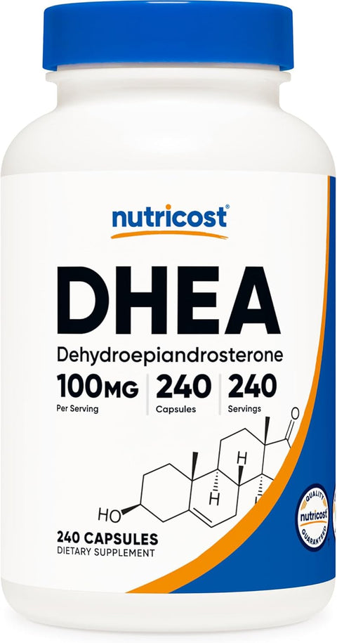 Nutricost DHEA 100mg 240 Caps - Men & Women's Boost Fertility