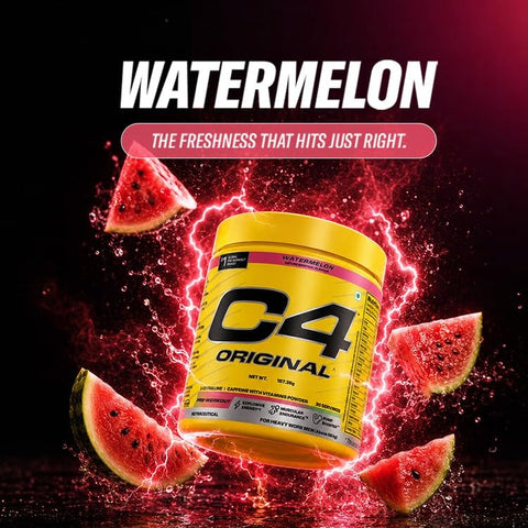 CELLUCOR C4 ORIGINAL WATERMELON PREWORKOUT PUMP BOOSTER 30 SERVINGS