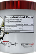 Insane Labz Crea-2 Creatine Monohydrate & Creatine HCl Powder 60 Servings - Kreatin Monohidrat & HCL