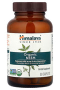 Himalaya Organic Neem Detox & Immune Reduces Mild Acne & Skin Blemishes 60 Caplets