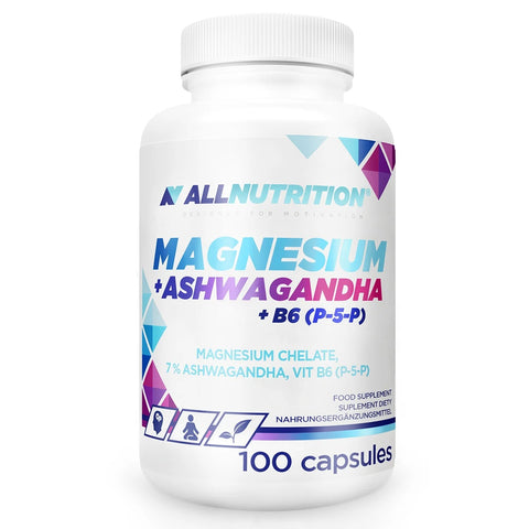 Allnutrition Magnesium + Ashwagandha + B6(P-5-P) 100 CAPS