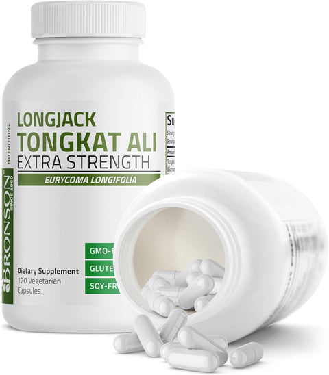 Bronson Longjack Tongkat Ali Extra Strength 120 Vegetarian Capsules