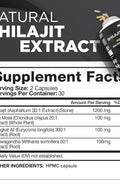 Nutrivein Premium Himalayan Shilajit with Irish Sea Moss Tongkat Ali Ashwagandha 1500 mg - 60 Caps