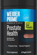 Weider Prime Prostate Health for Men Saw Palmetto Nitric Oxide Boron Selenium 60 Veggie Caps