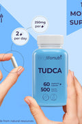 LongLifeNutri TUDCA - Tauroursodeoxycholic Acid Bile Salt 500mg per Serving & 60 Vegetarian Caps