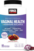 Force Factor Vaginal Health Probiotic Women's Health KSM66 Ashwagandha inositol Hormone Balance 60 Soft Chews