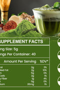 İngreens Mushroom Matcha MCT Reishi & Lion's Mane for Immune Strengthen Focus & Energy 200 gr