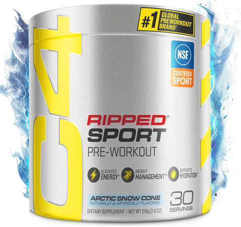 C4 Ripped Thermo Sport PreWorkout Powder 30 Servis