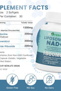 inGreens Liposomal NAD+TMG+RESVERATROL+NİCOTİNAMİDE Supplement 1800 mg 60 Softgel