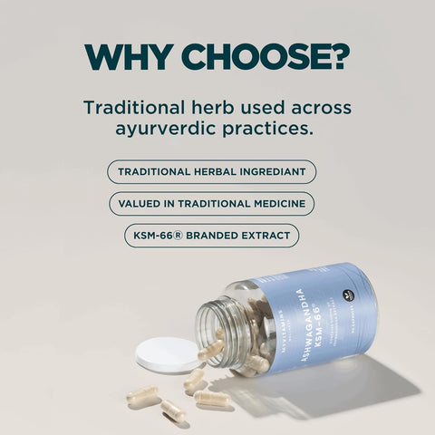 Myprotein Ashwagandha KSM66 500mg Full Spectrum Relaxation, Mood 90 Vegan Caps