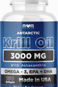 Dr. JOEL'S MOM NUTRIX Antarctic Krill Oil EPA DHA Astaxanthin & Phospholipid 150 Softgels