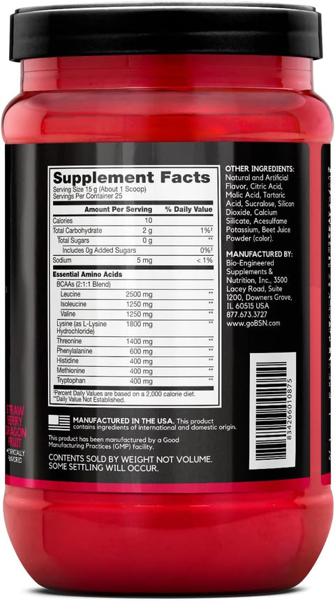 BSN Amino X EAAs Muscle Recovery & Endurance 10g Essential Amino Acids 375 Gr