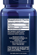 Life Extension L-Tryptophan 500 mg Serotonin Levels Sleep Mood, Stress Response 90 Vege Caps