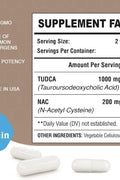 Zingicin TUDCA with NAC N-Acetyl-Cysteine Antioxidant Liver Digestion 1200mg 60 Caps