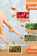 inGreens Red Vine Leaf Extract 1630mg with Horse Chestnut Butcher’s Broom Hawthorn Varicose Veins Leg Circulation Heart Skin 60 Caps