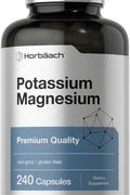Horbäach Potassium Magnesium Premium Quality Non-GMO & Gluten Free 240 Caps