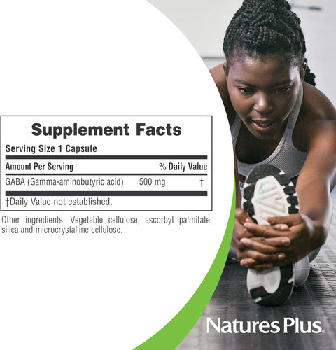 NaturesPlus PRO GABA 500 mg - 60 Caps