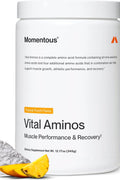 Momentous Vital Aminos Powder BCAA & EAA NSF Certified for Sport - GMO- & Gluten-Free - 30 Servings