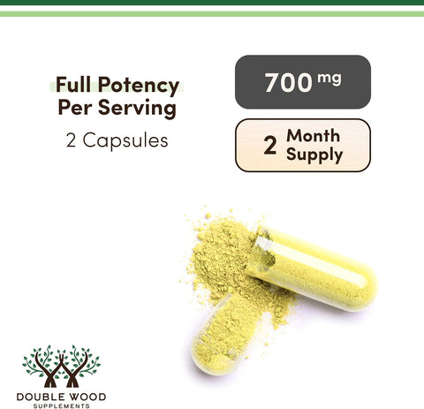 DOUBLE WOOD Berberine HCl with Ceylon Cinnamon AMPK Activator Blood sugar 120 Caps