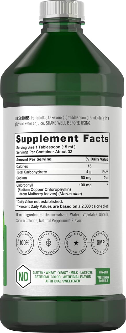 Horbaach Chlorophyll 100mg 32oz Liquid 473 ml