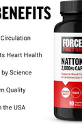 Force Factor Nattokinase Fermented Soybean Seed 2,000 Fu 90 Vegetable Capsules