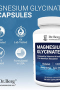 Dr. Berg Maximum Strength 4-in-1 Chelated Magnesium Glycinate D3, B6 & Zinc 90 Caps