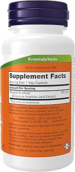 NOW Foods Tongkat Ali TestoJack 300, 300 mg, 60 Veg Capsules