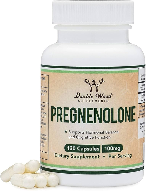 DOUBLE WOOD Pregnenolone 120 Caps