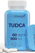 LongLifeNutri TUDCA - Tauroursodeoxycholic Acid Bile Salt 500mg per Serving & 60 Vegetarian Caps