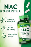 NATURES TRUTH N-Acetyl Cysteine 1200 mg NAC 200 Kapsül