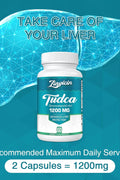 Zingicin TUDCA Liver Detox Cleanse Digestion 1200mg 60 Caps