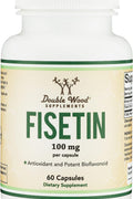 Double Wood Fisetin Bioflavonoid Polyphenols Apigenin Luteolin Quercetin Aging Support 100mg 60 Caps