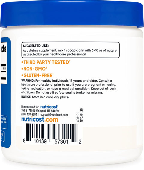 Nutricost Pure DMAE Bitartrate Powder 100 Grams