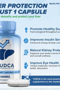 Maxlife Naturals Tudca Liver Tauroursodeoxycholic Acid Bile Salts Gallbladder Support Digestive Balance 60 Caps